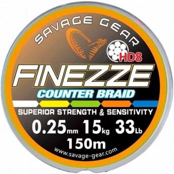 Шнур SAVAGE GEAR Finezze HD8 300m multicolor 0.22mm 18.2kg 46938